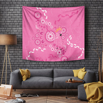 Pink Ribbon Australia Tapestry Breast Cancer Support Aboriginal Cacatua leadbeateri