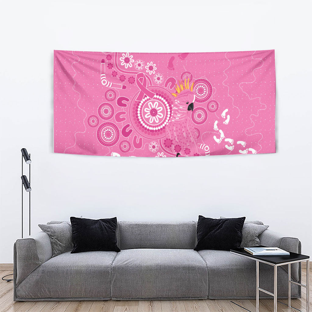 Pink Ribbon Australia Tapestry Breast Cancer Support Aboriginal Cacatua leadbeateri