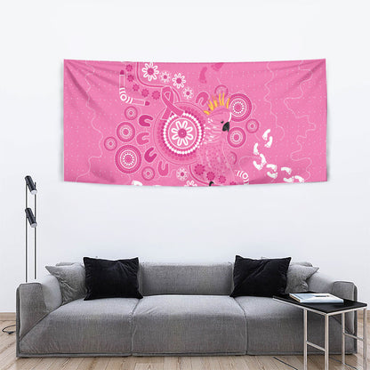 Pink Ribbon Australia Tapestry Breast Cancer Support Aboriginal Cacatua leadbeateri
