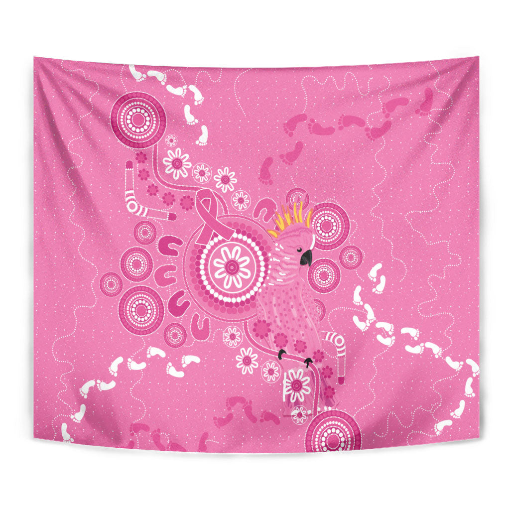 Pink Ribbon Australia Tapestry Breast Cancer Support Aboriginal Cacatua leadbeateri