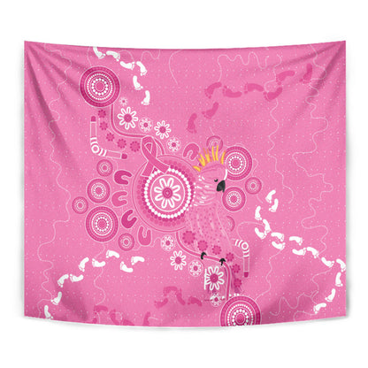 Pink Ribbon Australia Tapestry Breast Cancer Support Aboriginal Cacatua leadbeateri