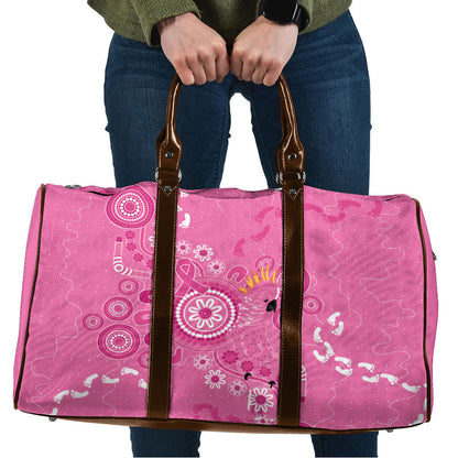 Pink Ribbon Australia Travel Bag Breast Cancer Support Aboriginal Cacatua leadbeateri