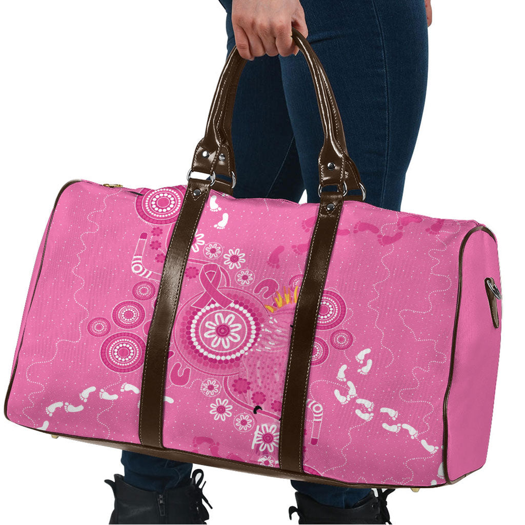 Pink Ribbon Australia Travel Bag Breast Cancer Support Aboriginal Cacatua leadbeateri