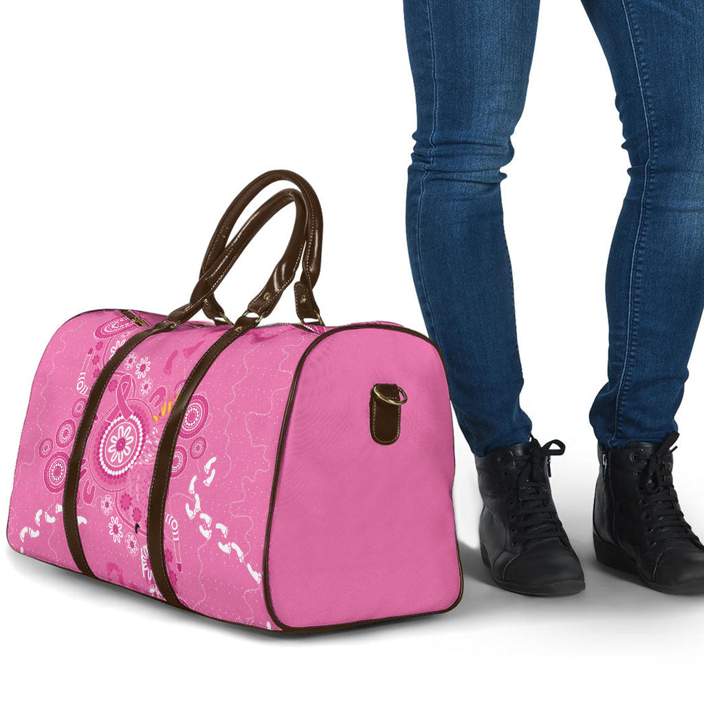 Pink Ribbon Australia Travel Bag Breast Cancer Support Aboriginal Cacatua leadbeateri