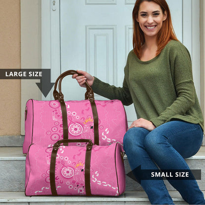 Pink Ribbon Australia Travel Bag Breast Cancer Support Aboriginal Cacatua leadbeateri
