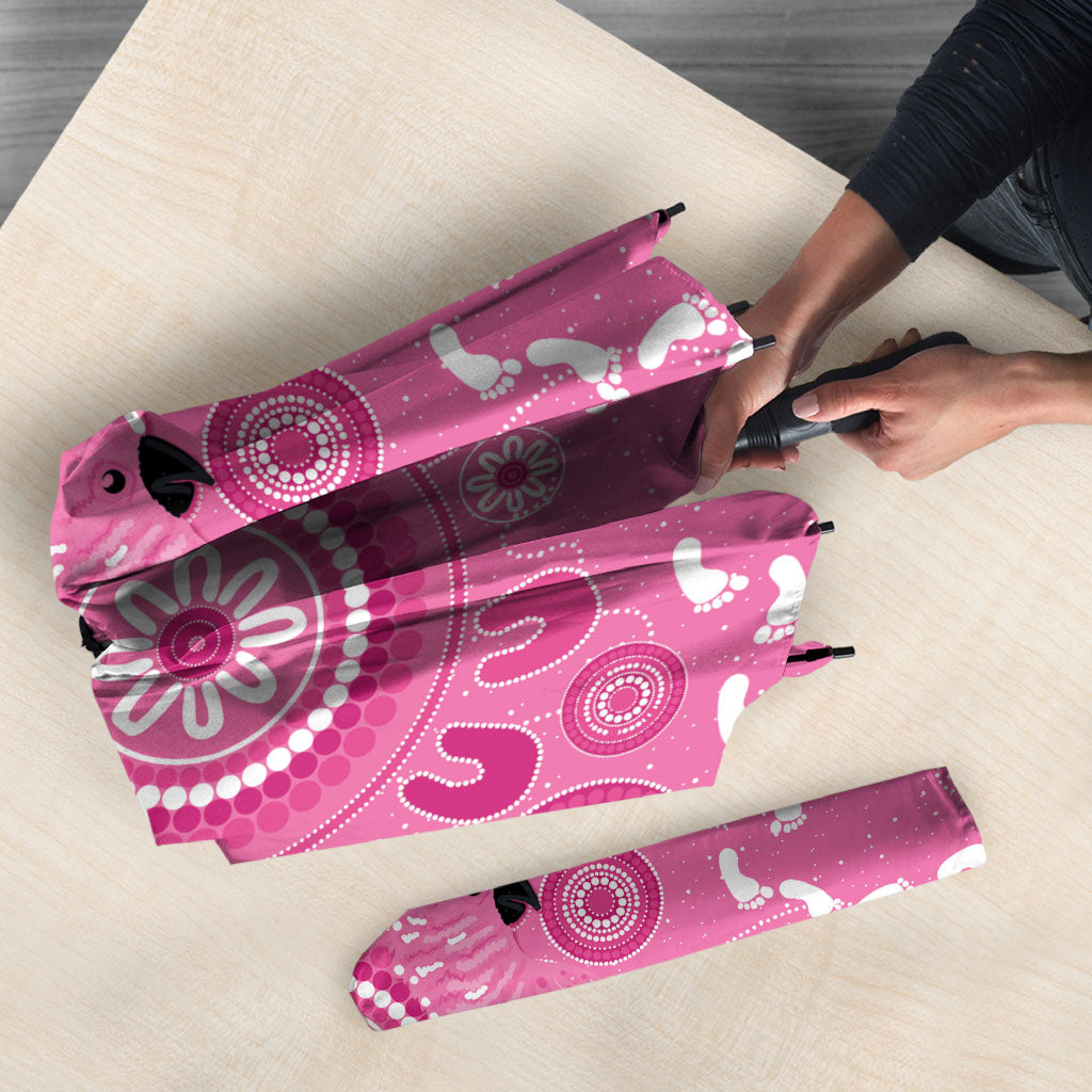 Pink Ribbon Australia Umbrella Breast Cancer Support Aboriginal Cacatua leadbeateri