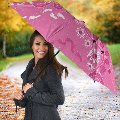 Pink Ribbon Australia Umbrella Breast Cancer Support Aboriginal Cacatua leadbeateri