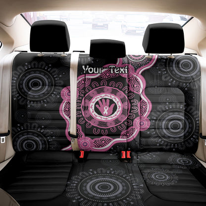 Personalised Australia Breast Cancer Support Back Car Seat Cover Brave Strong Aboriginal Art