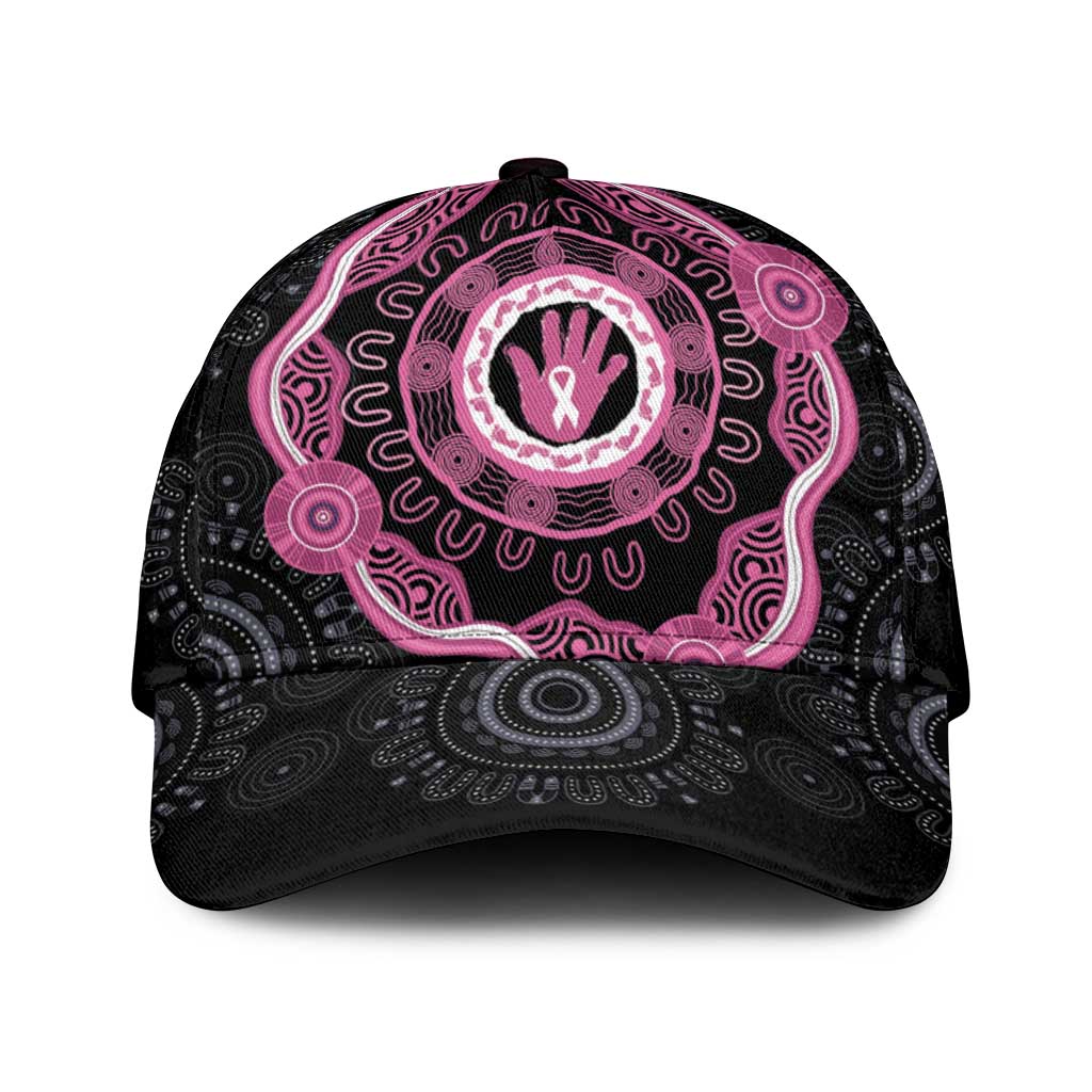 Australia Breast Cancer Support Classic Cap Brave Strong Aboriginal Art