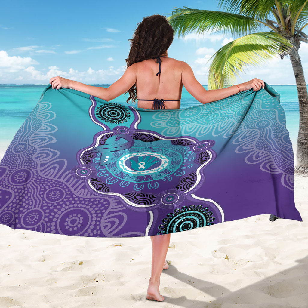 Australia Indigenous Sarong Suicide Prevention Month Ribbon Aboriginal Art