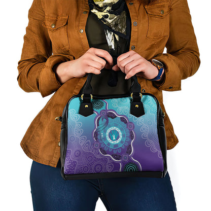 Australia Indigenous Shoulder Handbag Suicide Prevention Month Ribbon Aboriginal Art