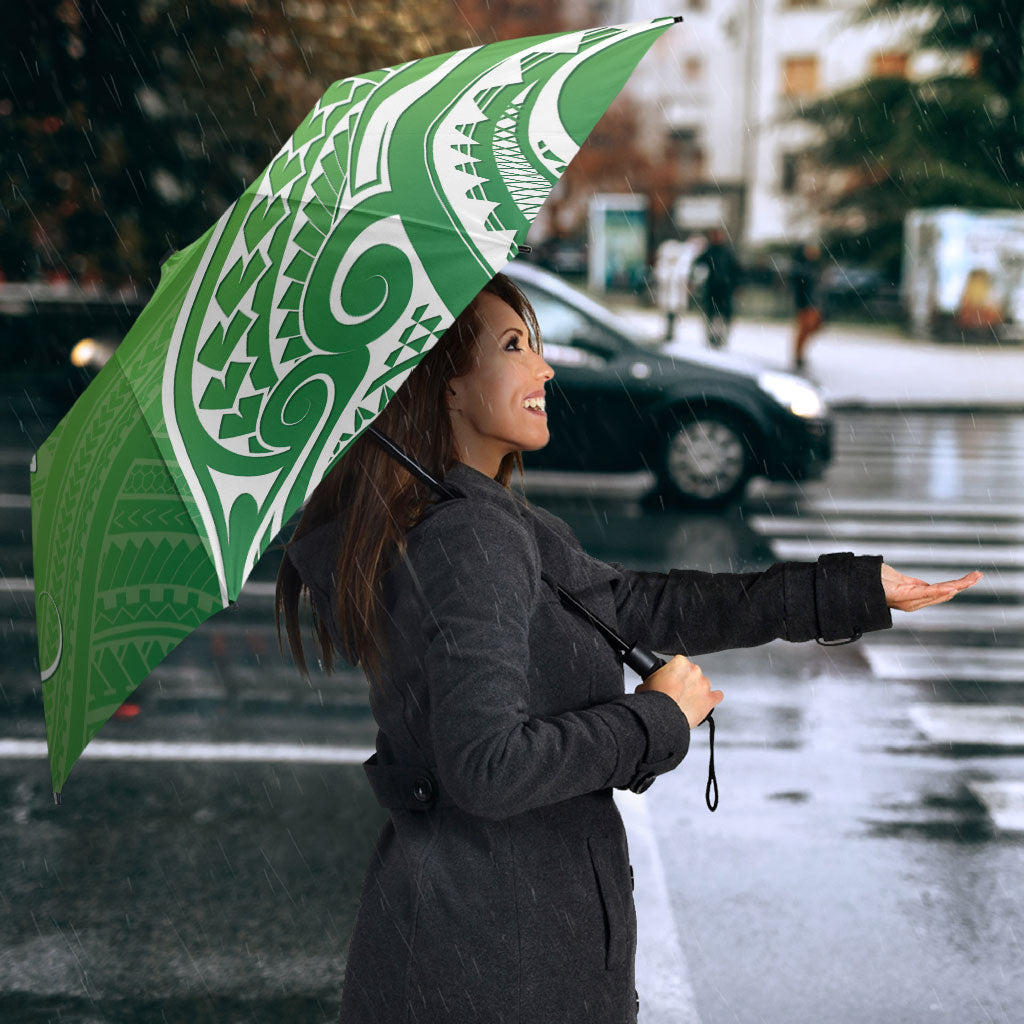 Polynesia Depression Support Umbrella Sunflower Green Ribbons Polynesian Tattoo