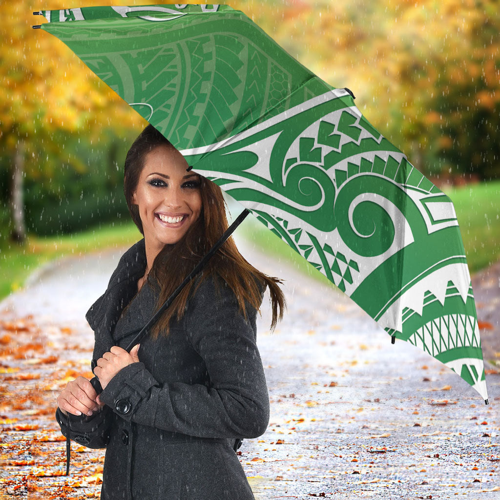 Polynesia Depression Support Umbrella Sunflower Green Ribbons Polynesian Tattoo