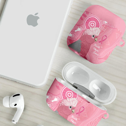 Australia Breast Cancer Support AirPods Case Galah Faith Hope Love Pink Month