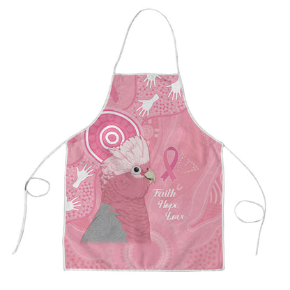 Australia Breast Cancer Support Apron Galah Faith Hope Love Pink Month