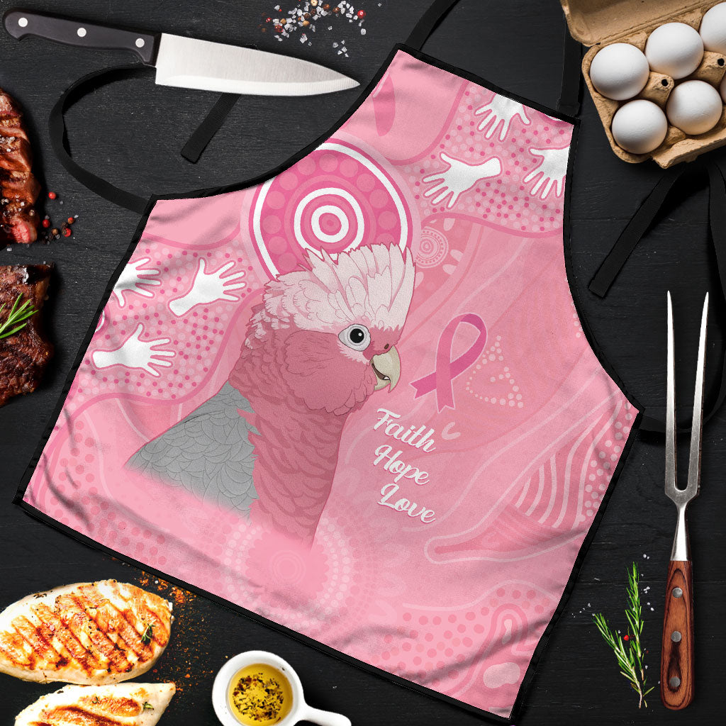 Australia Breast Cancer Support Apron Galah Faith Hope Love Pink Month