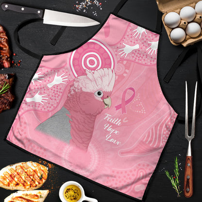 Australia Breast Cancer Support Apron Galah Faith Hope Love Pink Month