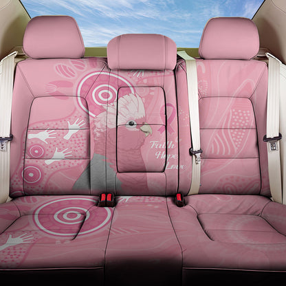 Australia Breast Cancer Support Back Car Seat Cover Galah Faith Hope Love Pink Month