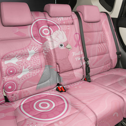 Australia Breast Cancer Support Back Car Seat Cover Galah Faith Hope Love Pink Month