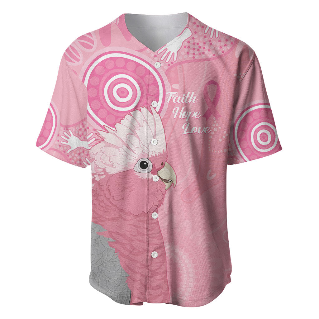 Australia Breast Cancer Support Baseball Jersey Galah Faith Hope Love Pink Month