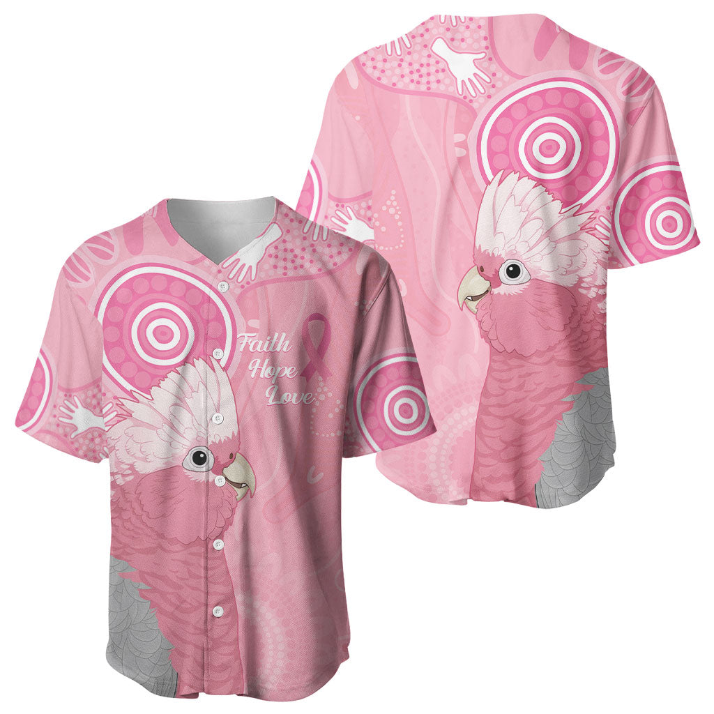 Australia Breast Cancer Support Baseball Jersey Galah Faith Hope Love Pink Month