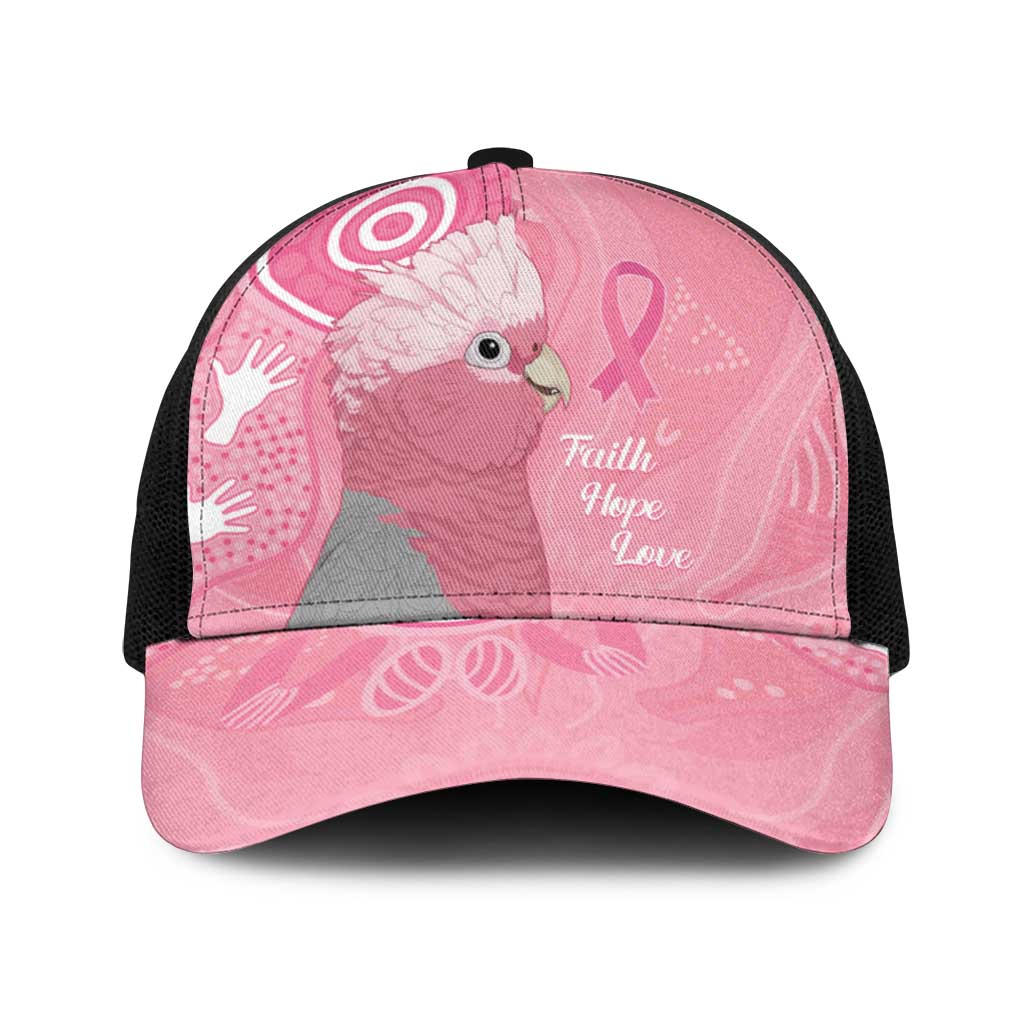 Australia Breast Cancer Support Baseball Net Cap Galah Faith Hope Love Pink Month