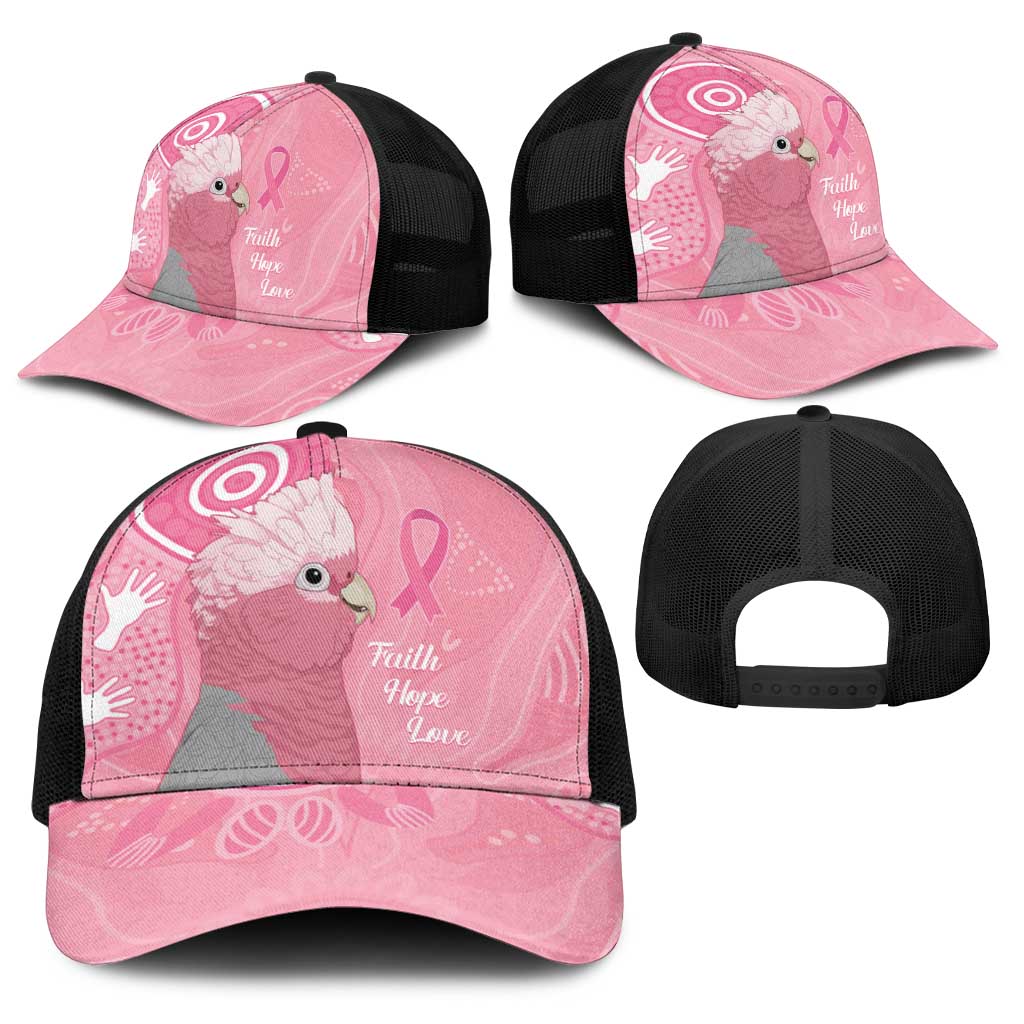 Australia Breast Cancer Support Baseball Net Cap Galah Faith Hope Love Pink Month