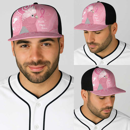 Australia Breast Cancer Support Baseball Net Cap Galah Faith Hope Love Pink Month