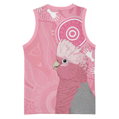Australia Breast Cancer Support Basketball Jersey Galah Faith Hope Love Pink Month