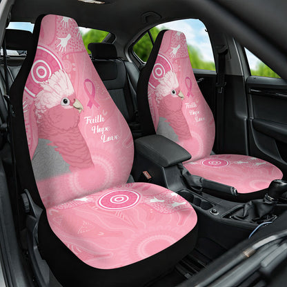 Australia Breast Cancer Support Car Seat Cover Galah Faith Hope Love Pink Month