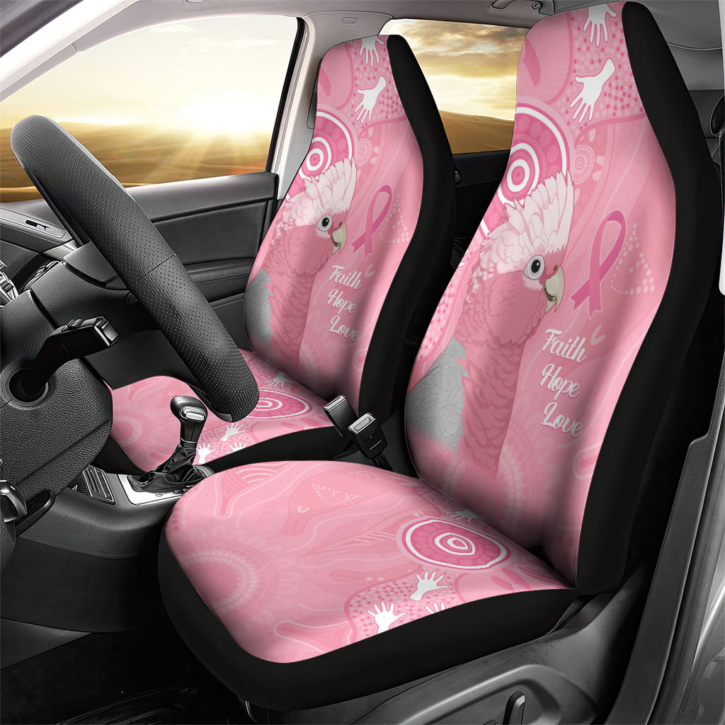 Australia Breast Cancer Support Car Seat Cover Galah Faith Hope Love Pink Month