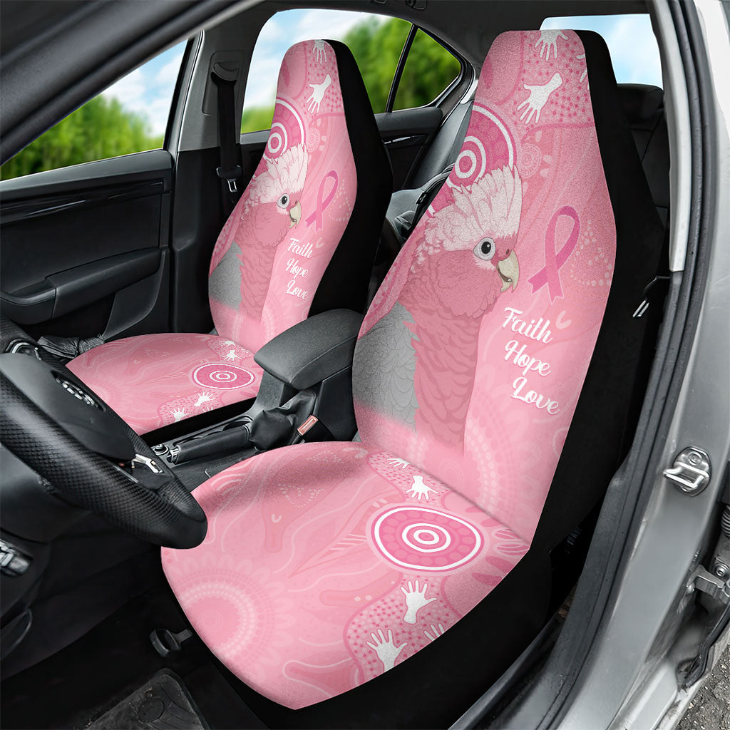 Australia Breast Cancer Support Car Seat Cover Galah Faith Hope Love Pink Month