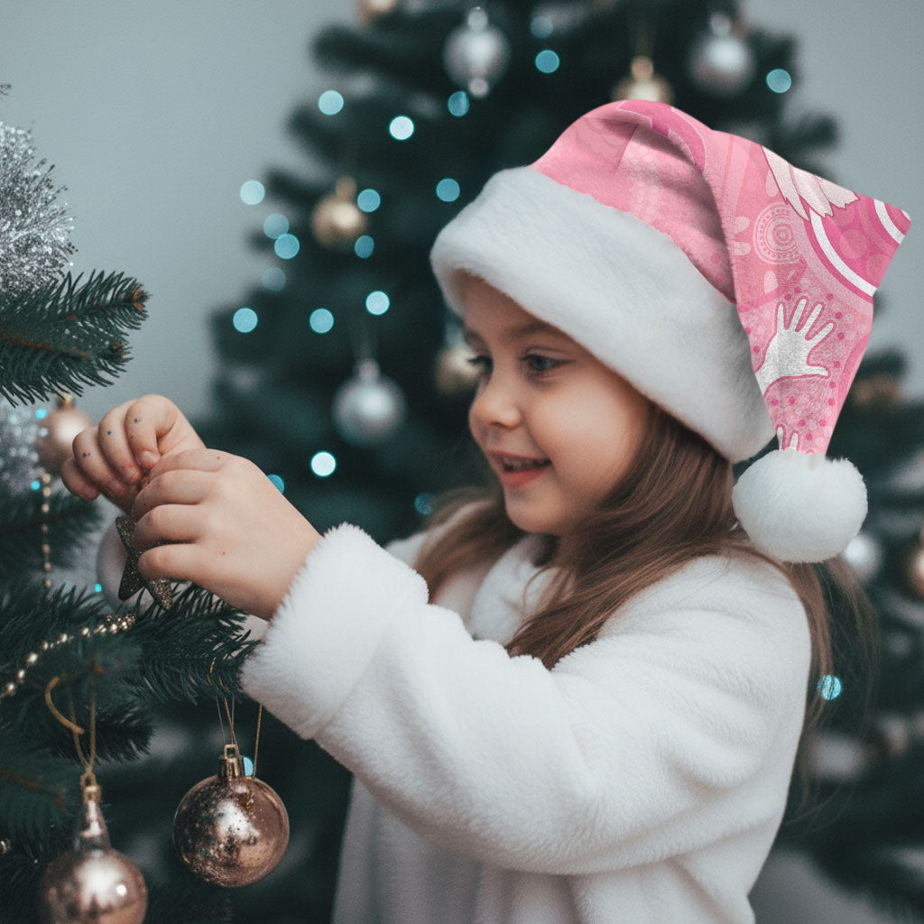 Australia Breast Cancer Support Christmas Santa Hat Galah Faith Hope Love Pink Month