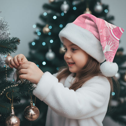 Australia Breast Cancer Support Christmas Santa Hat Galah Faith Hope Love Pink Month