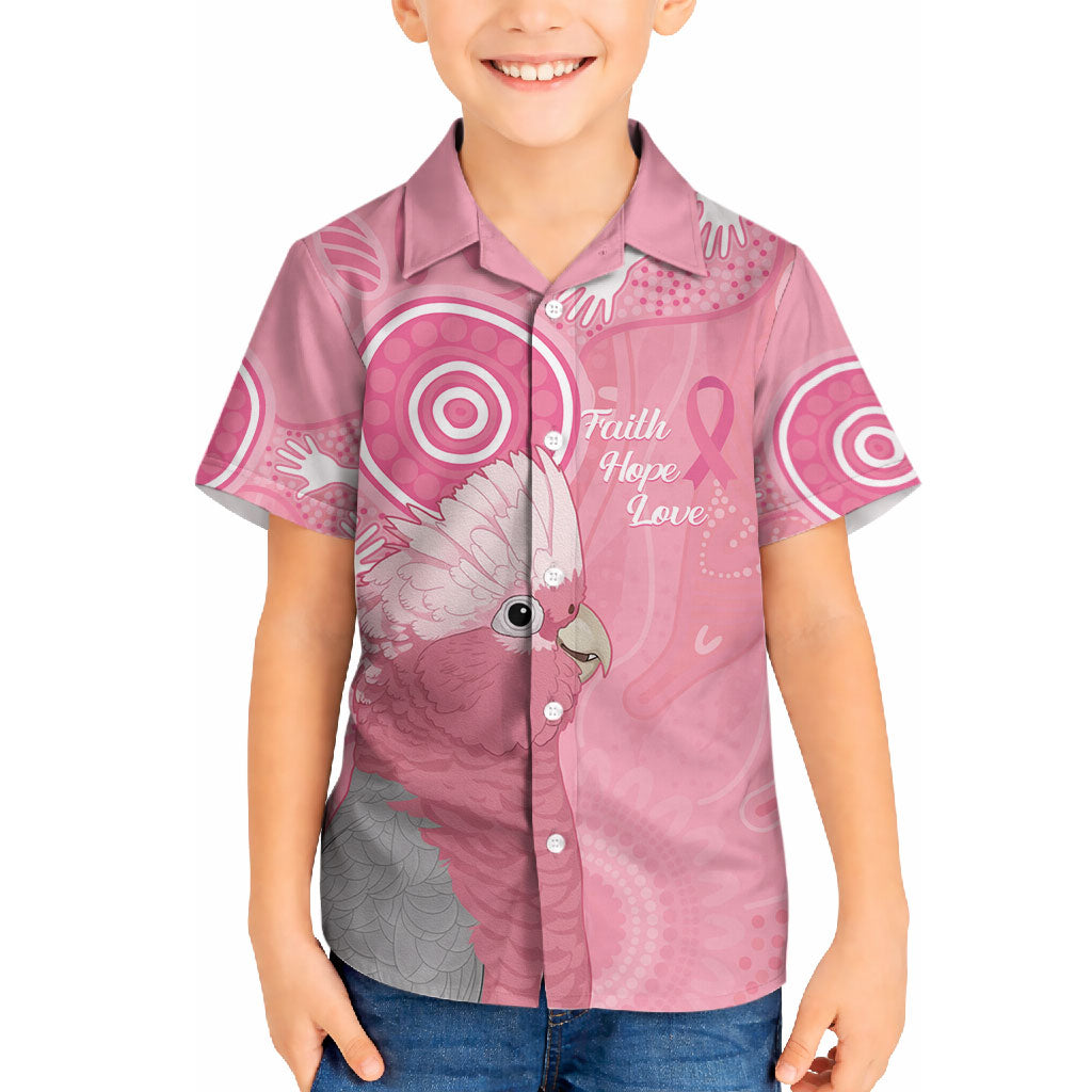 Australia Breast Cancer Support Hawaiian Shirt Galah Faith Hope Love Pink Month