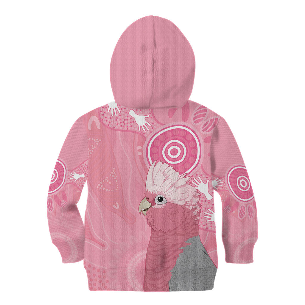 Australia Breast Cancer Support Kid Hoodie Galah Faith Hope Love Pink Month