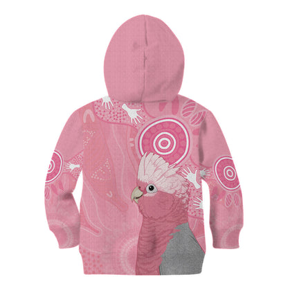 Australia Breast Cancer Support Kid Hoodie Galah Faith Hope Love Pink Month