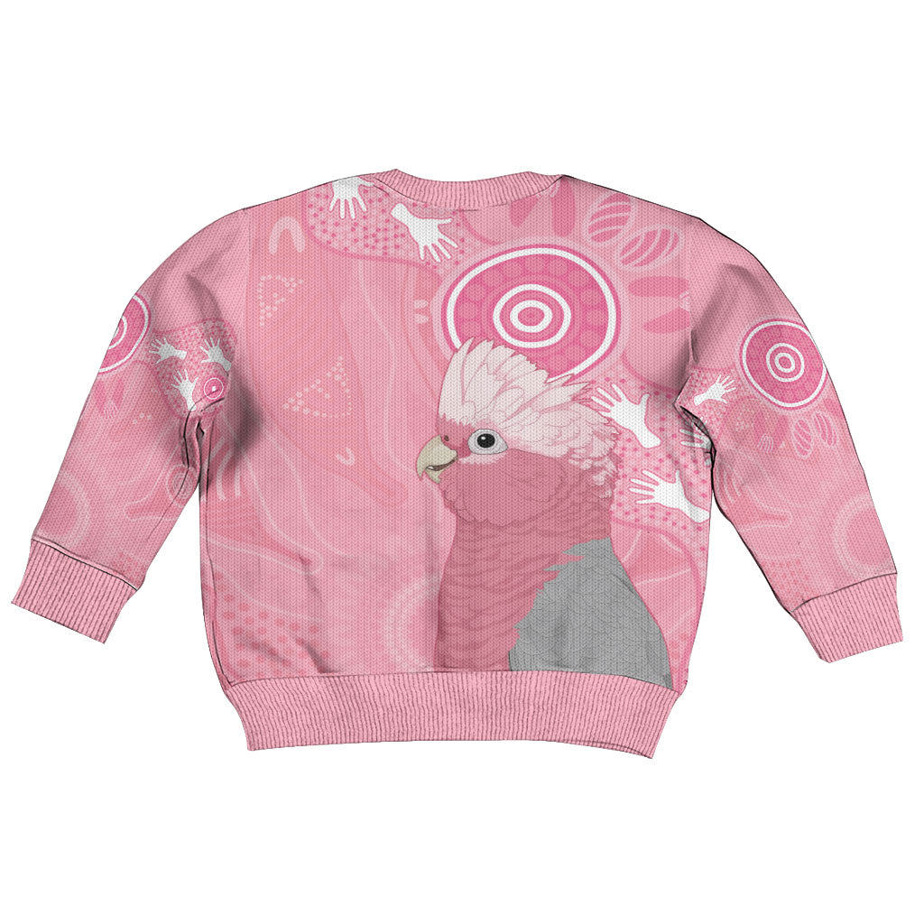 Australia Breast Cancer Support Kid Ugly Christmas Sweater Galah Faith Hope Love Pink Month