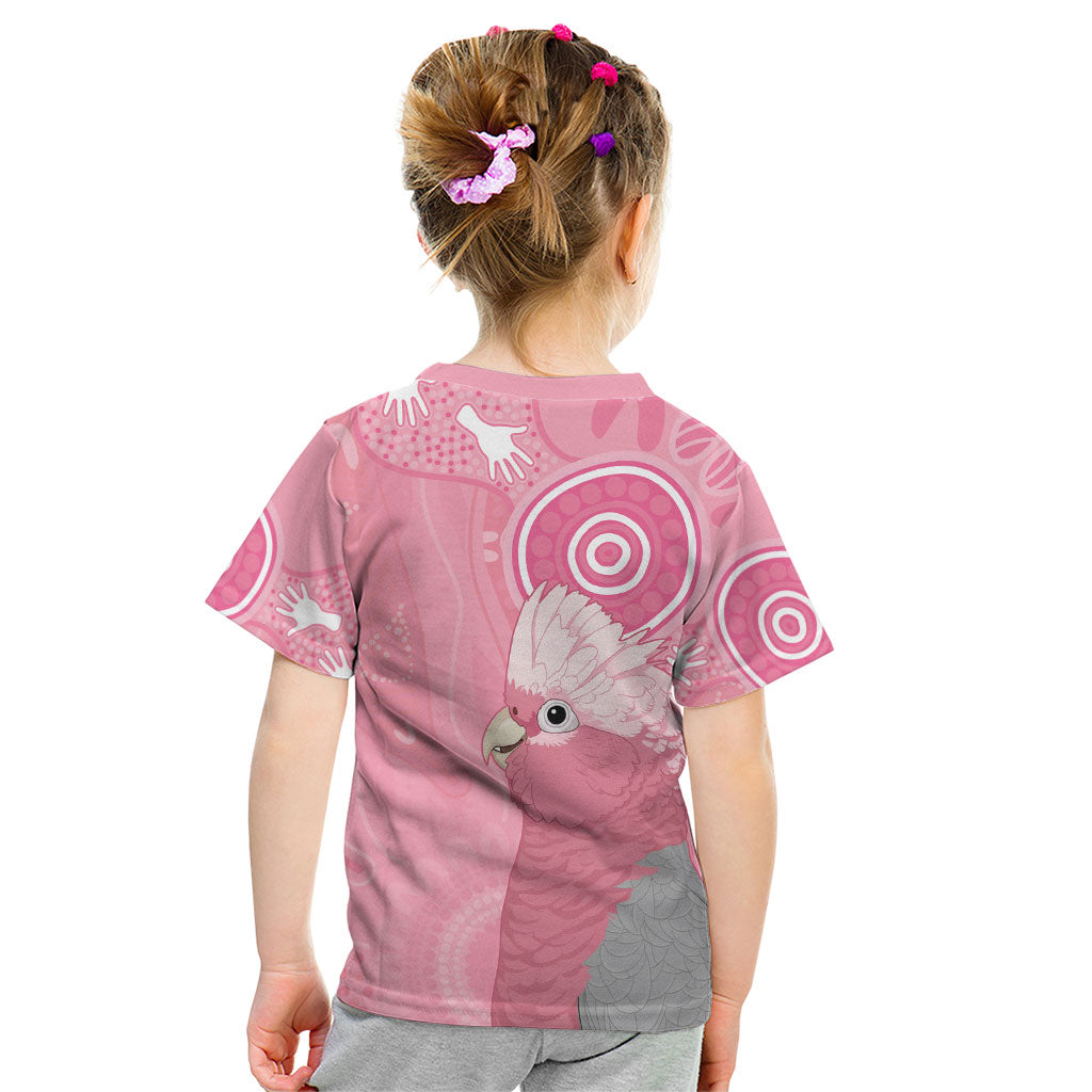 Australia Breast Cancer Support Kid T Shirt Galah Faith Hope Love Pink Month