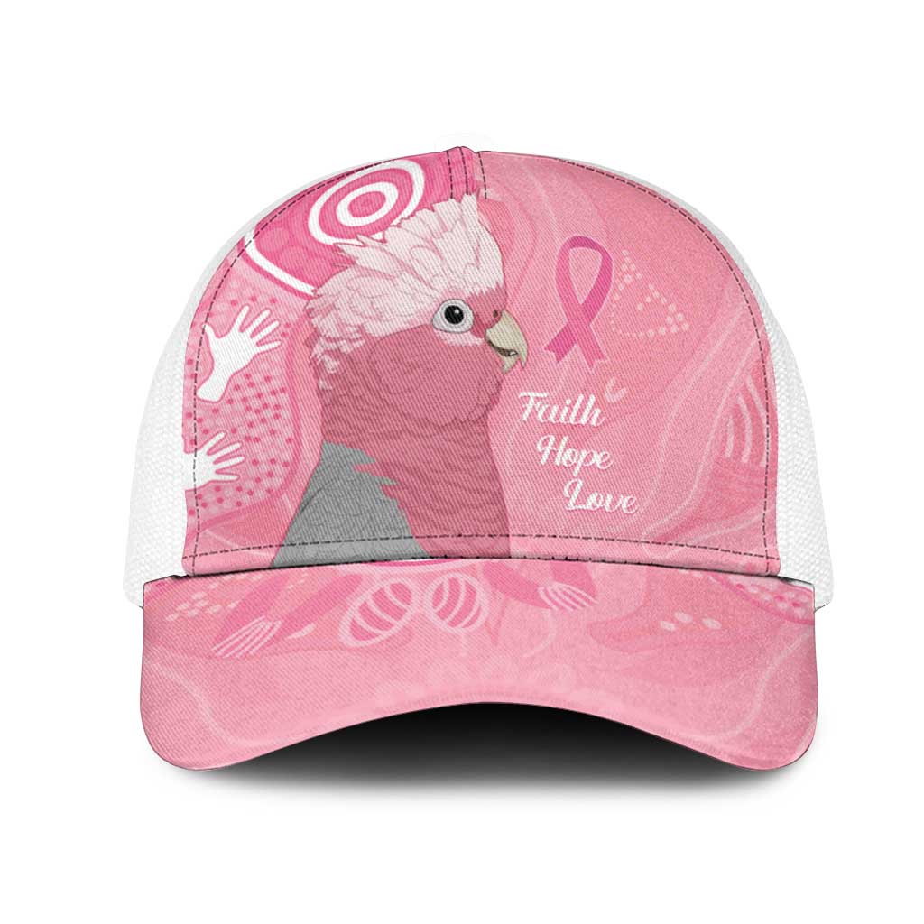 Australia Breast Cancer Support Mesh Trucker Cap Galah Faith Hope Love Pink Month