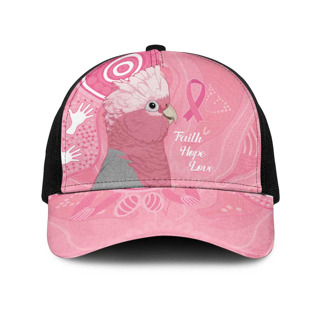 Australia Breast Cancer Support Mesh Trucker Cap Galah Faith Hope Love Pink Month