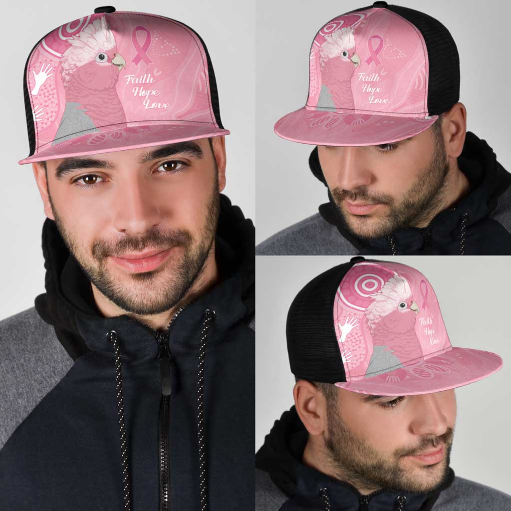 Australia Breast Cancer Support Mesh Trucker Cap Galah Faith Hope Love Pink Month