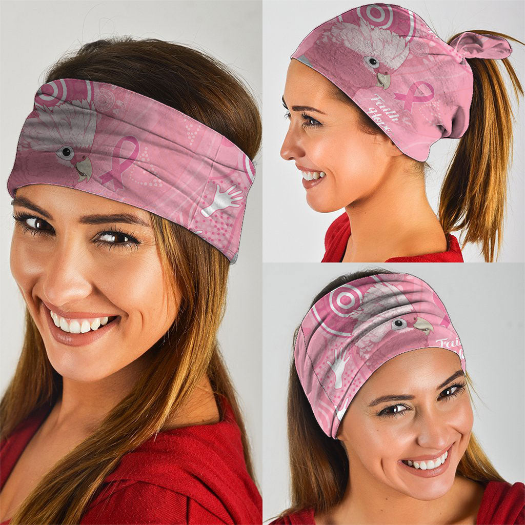 Australia Breast Cancer Support Neck Gaiter Galah Faith Hope Love Pink Month