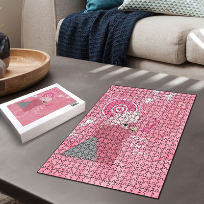 Australia Breast Cancer Support Puzzle Galah Faith Hope Love Pink Month