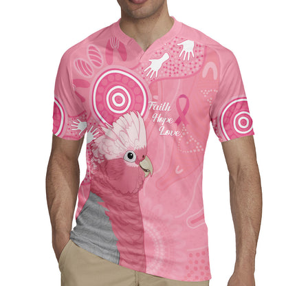 Australia Breast Cancer Support Rugby Jersey Galah Faith Hope Love Pink Month