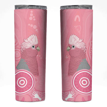 Australia Breast Cancer Support Skinny Tumbler Galah Faith Hope Love Pink Month