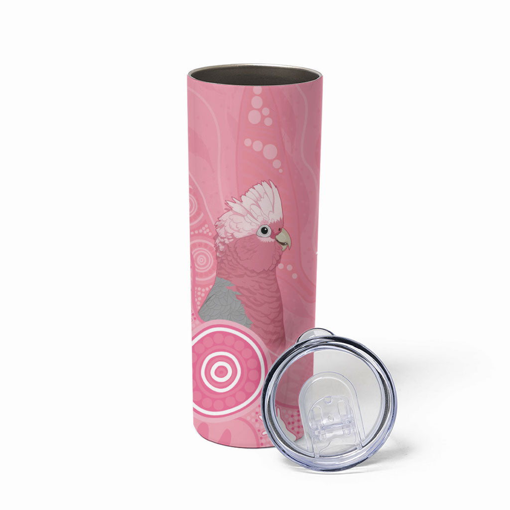Australia Breast Cancer Support Skinny Tumbler Galah Faith Hope Love Pink Month