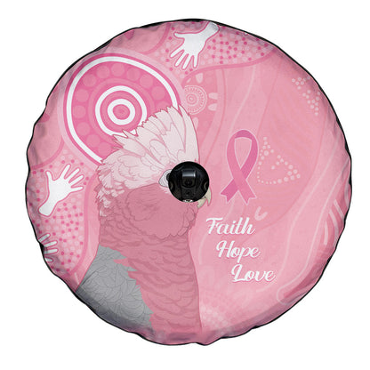 Australia Breast Cancer Support Spare Tire Cover Galah Faith Hope Love Pink Month