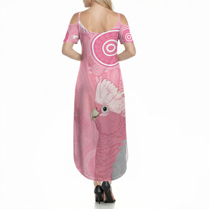 Australia Breast Cancer Support Summer Maxi Dress Galah Faith Hope Love Pink Month