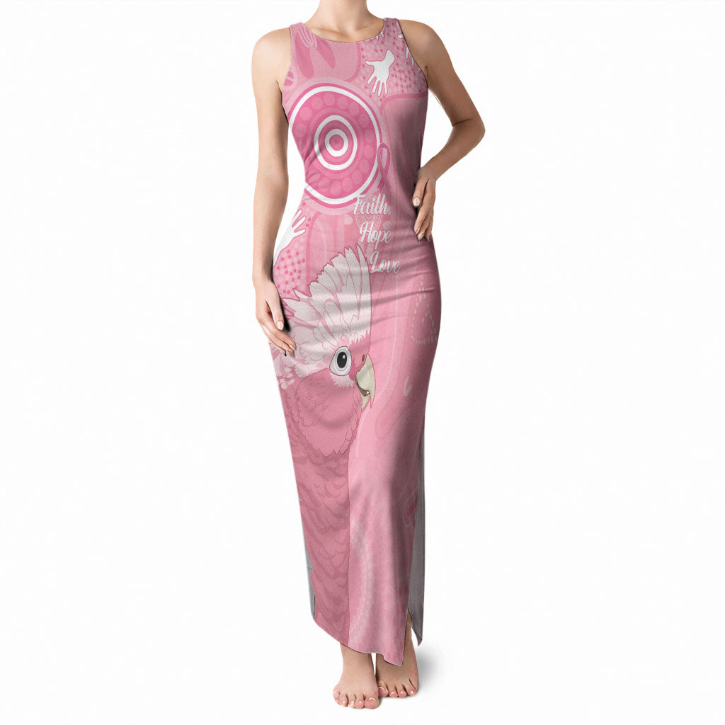 Australia Breast Cancer Support Tank Maxi Dress Galah Faith Hope Love Pink Month